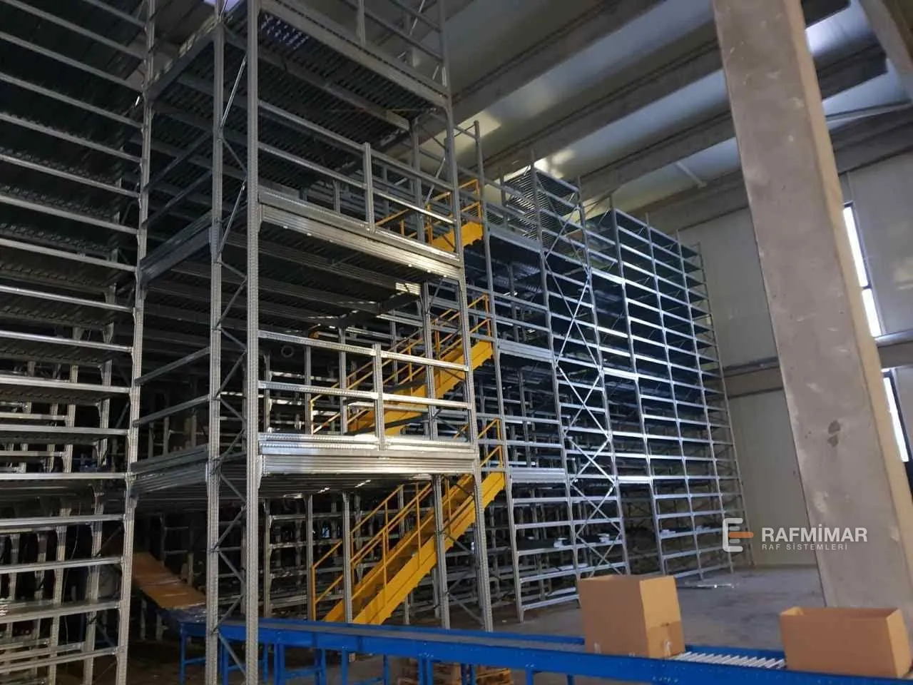 Fabrika depo rafı ağır rack